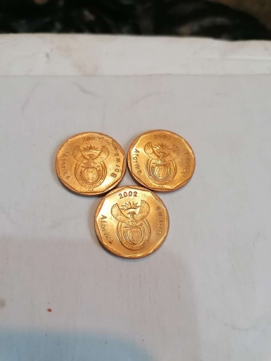 Low mintage 2002 soccer 50c coins. Bid per item. Nice condition