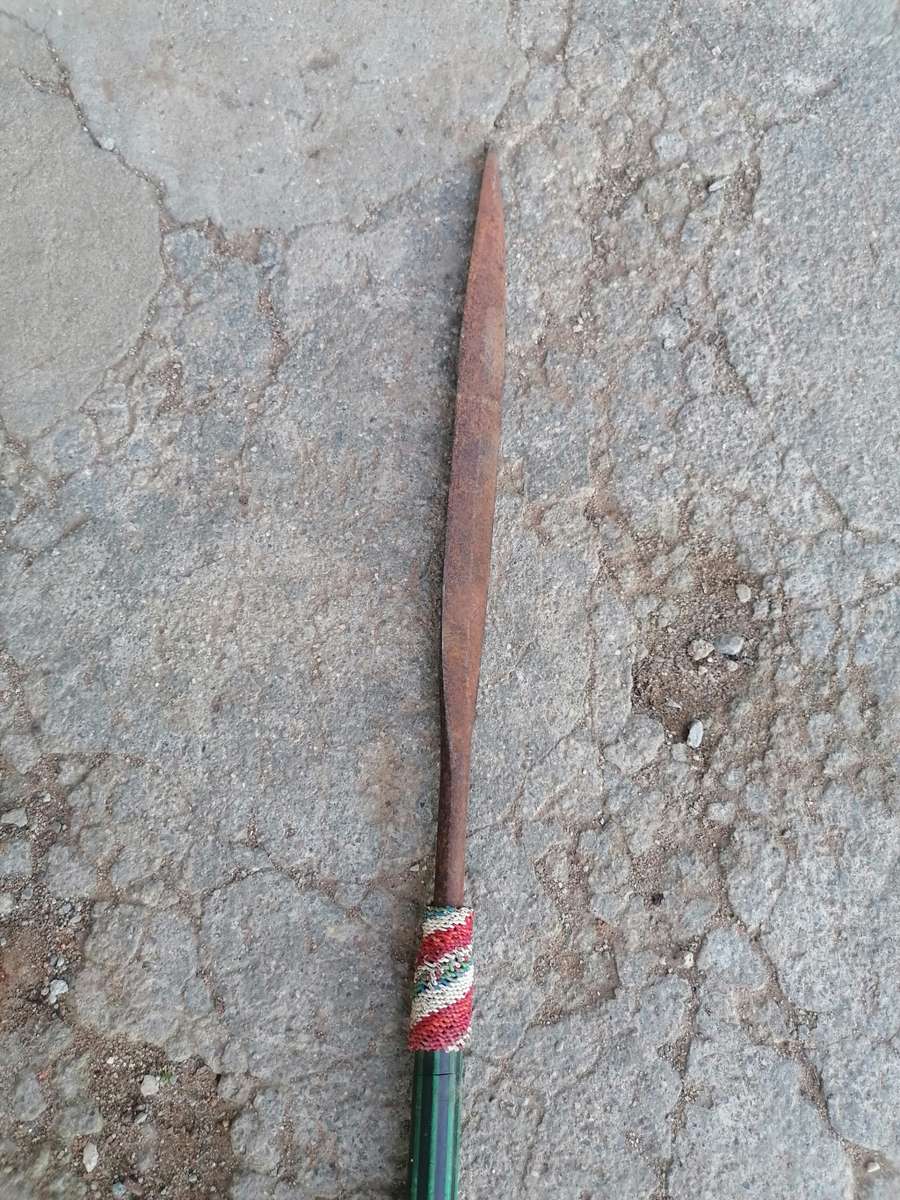 Old zulu spear