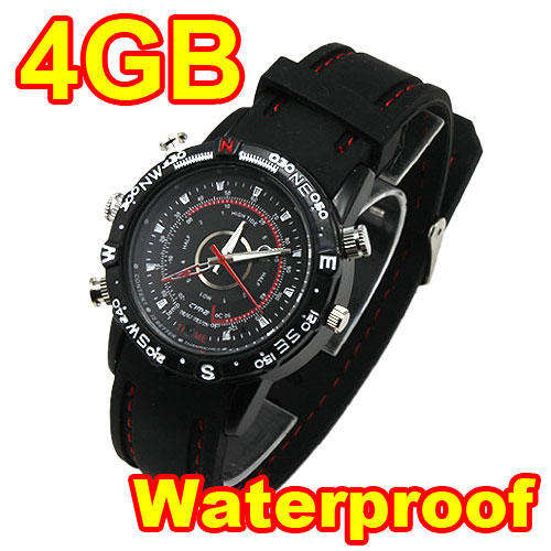 4GB Spy Watch Camera WaterProof Hidden Recorder DVR New