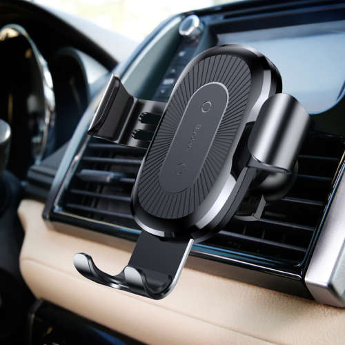 Baseus Car Mount Qi Wireless Charger Quick Charge Fast Charging Pad Holder Stand