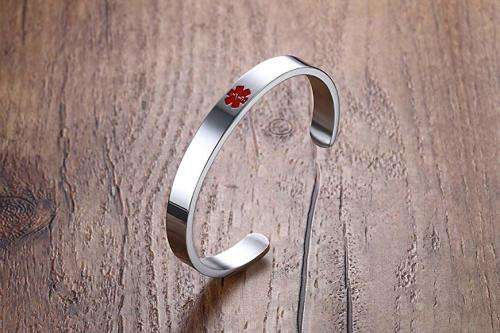 Stainless Steel Medic Alert Cuff