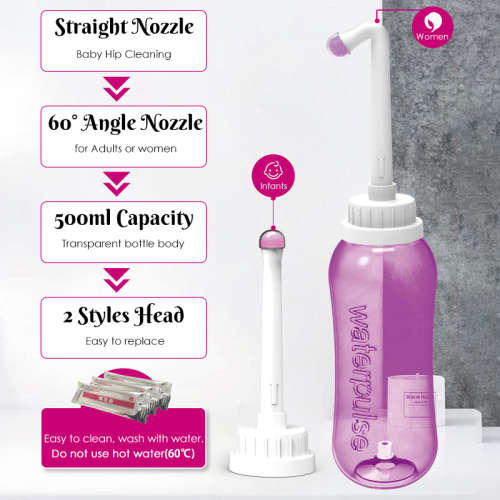 BIDET TRAVEL BOTTLE (Hygiene after Toilet cleanse)