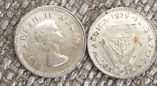 SPECIALS - EXTREMELY RARE 1959 SILVER 3D SA COIN ***EXCELLENT CONDITION***