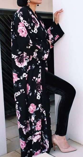 ***Womens Day- Bargain Deals - Stunning Floral Abaya***