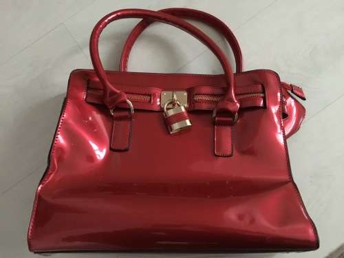 ***Black Friday Special - Stunning Patent Leather Electric Red Handbags***