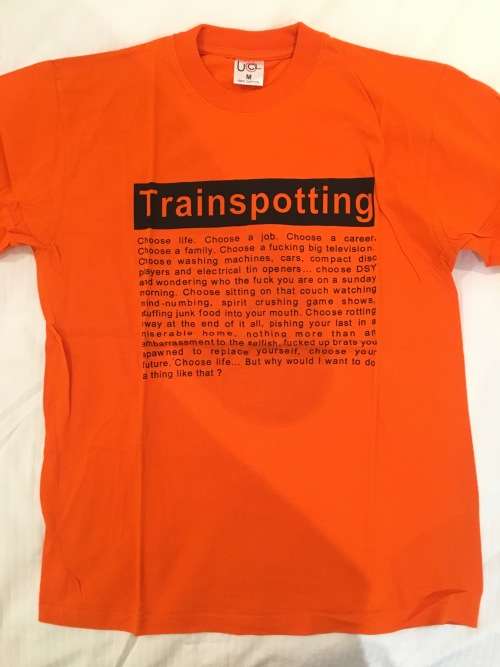 ***New Stock Unpacked : Limited Edition Trainspotting tees***