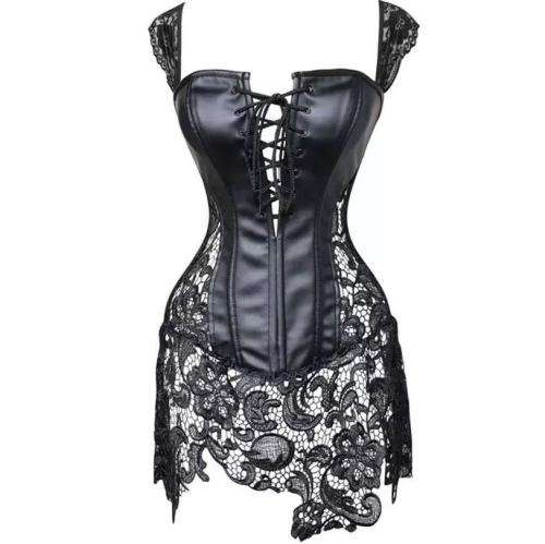 February Specials - Sexy Lace and Leather Corset