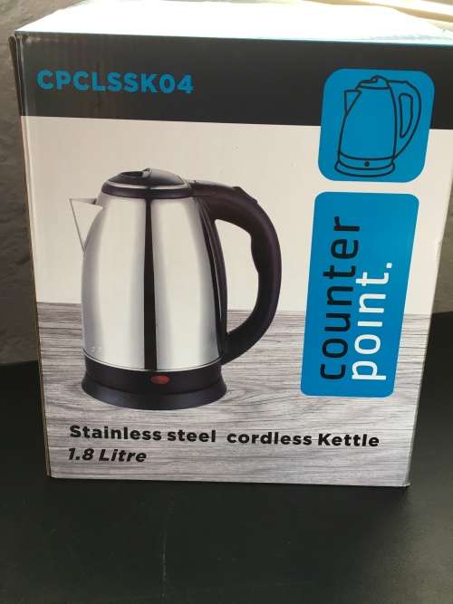 **Priced to Go : Stunning 1.8L Stainless Steel Cordless Kettle**