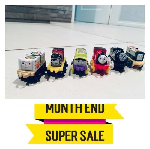 Reduced to Clear - mini Thomas 6 piece Train set