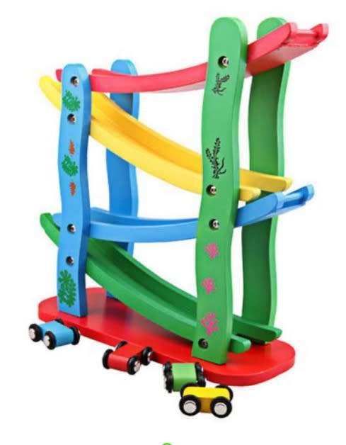 Black Friday special: Lowest Prices - Wooden ramp Mini speeding Cars