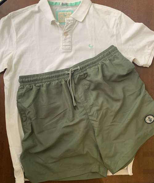 **BLACK FRIDAY DEALS : OLD KHAKI GOLF SHIRTS WITH MATCHING SHORTS**