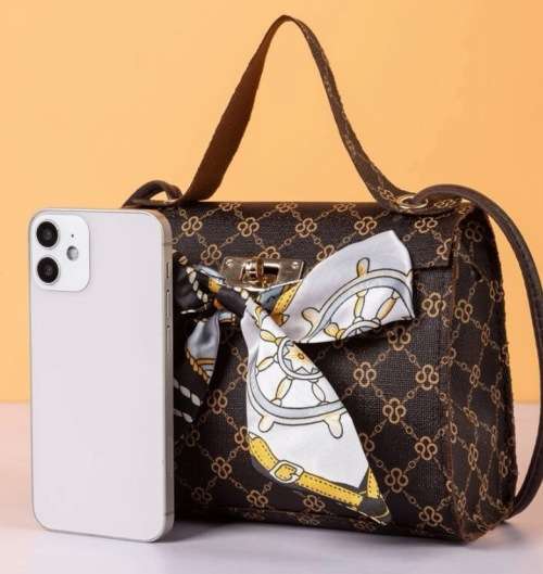 **Womens Month Special Deals - Twirly Scarf Geometric Handbag**