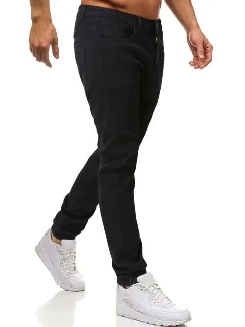 **Take 80% OFF this weekend only: Stunning Mens black slant jeans**