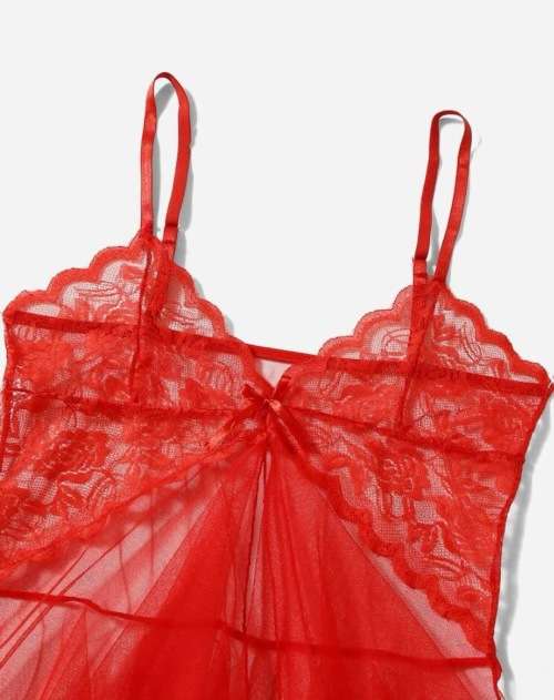 **New Stock Unpacked: Contrast Lace Sheer mesh lingerie with matching thong**