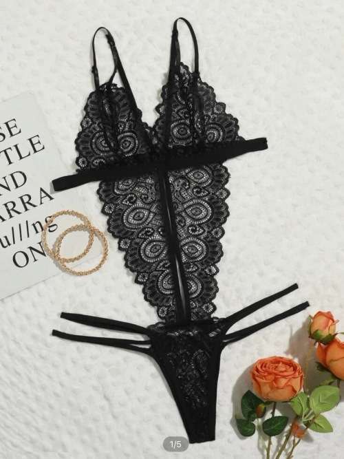 **Black November : 60% off Stunning Floral Lace Bodysuits**