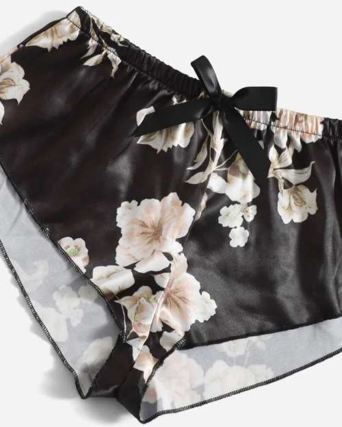 New Stock Unpacked : Floral Lace Satin lingerie set