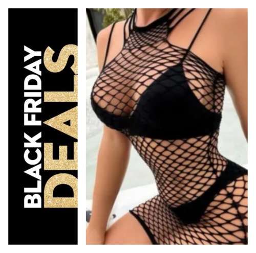 **80% Off Black Friday sale : Stunning black lace bodycon**