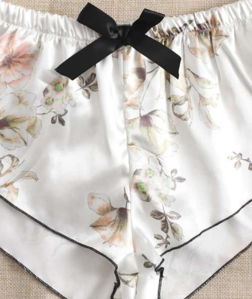 **Crazy Sale : Stunning Floral Lace Satin lingerie set**