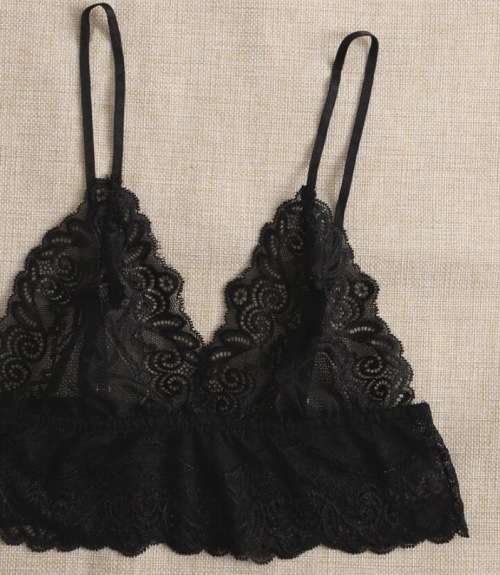 **Crazy Sale : Stunning Floral Lace Satin lingerie set**