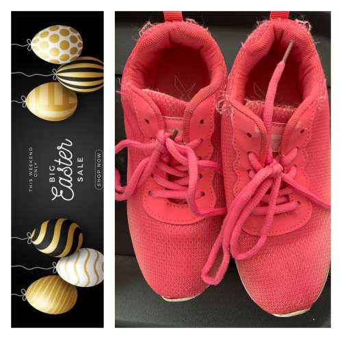 **Easter Specials : Lovely Girls colourblock Takkies**