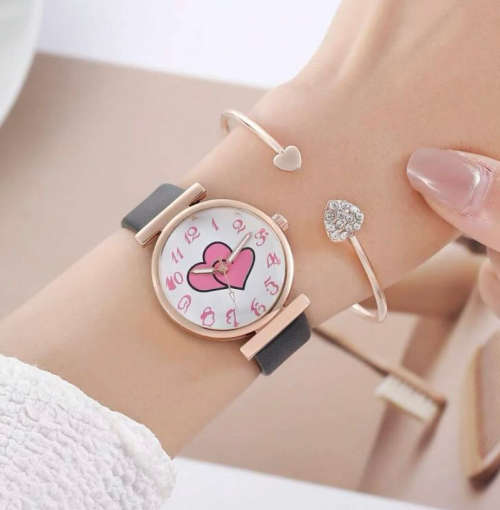 **Crazy Sale : Gorgeous 2pc Rhinestone watch with bracelet**