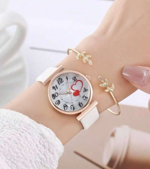 **Crazy Sale : Gorgeous 2pc Rhinestone watch with bracelet**