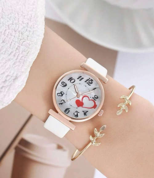 **Crazy Sale : Gorgeous 2pc Rhinestone watch with bracelet**