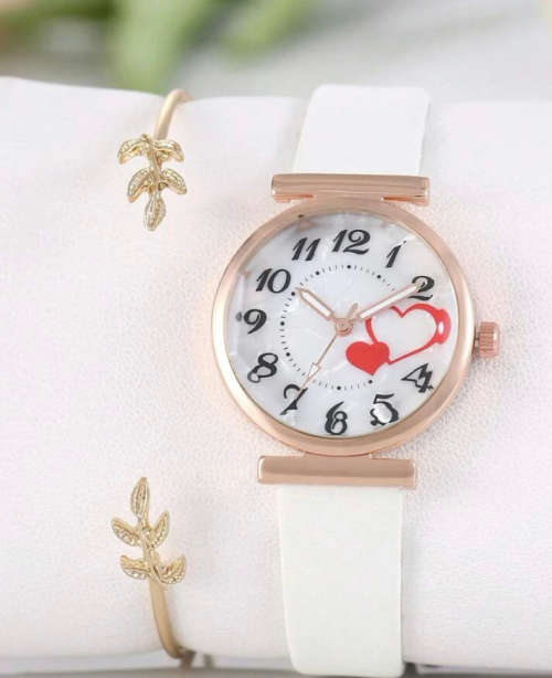 **Crazy Sale : Gorgeous 2pc Rhinestone watch with bracelet**