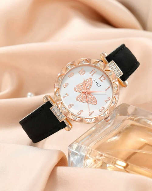 **New stock Just Unpacked : Gorgeous 2pc Rhinestone watch with bracelet**