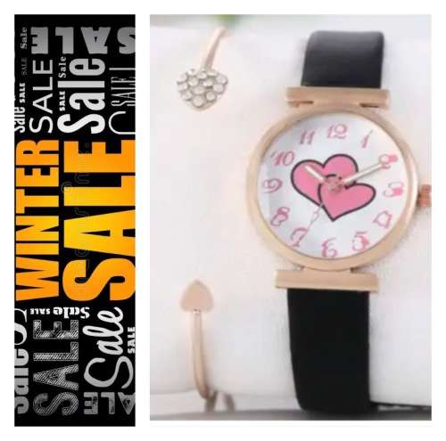 **Crazy Sale : Gorgeous 2pc Rhinestone watch with bracelet**