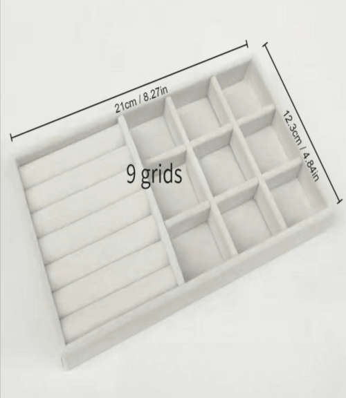 **Month End Deals: 9 grid Jewelry Storage Box**