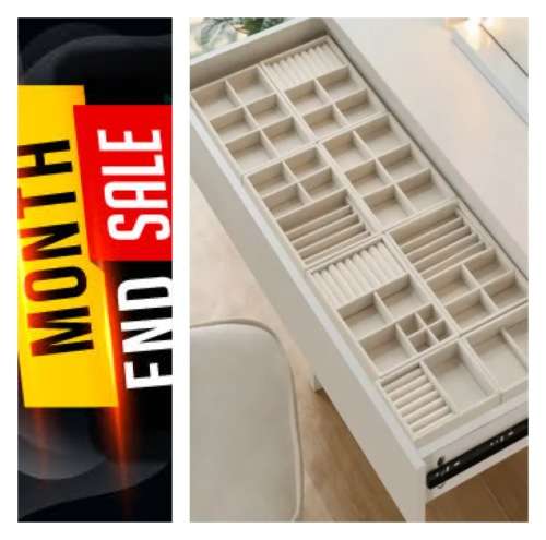 **Month End Deals: 9 grid Jewelry Storage Box**