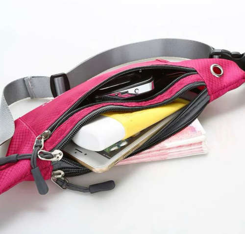 **Sale : Vibrant pink Fanny pack with USB charging port**
