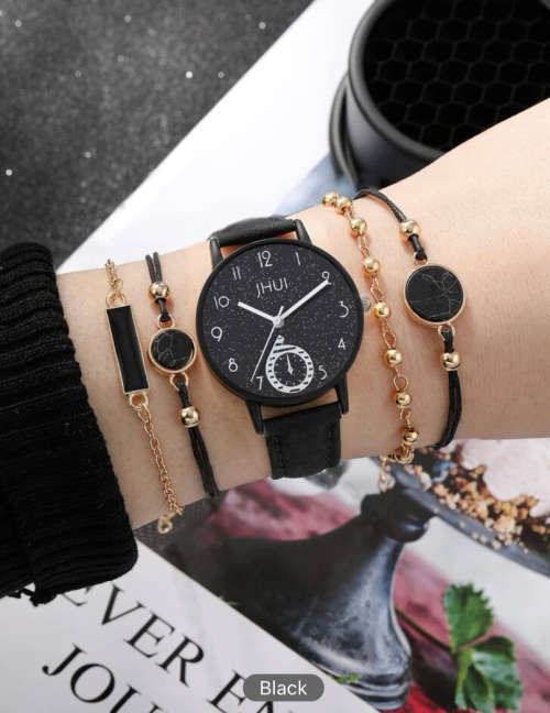 **Black November 60% Off: Stunning 5 piece Watch with bracelet **