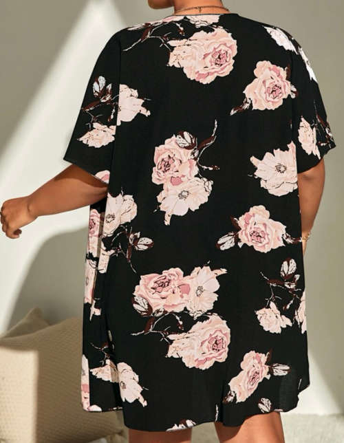 **New Stock : Gorgeous Summer Floral print open front kimono**