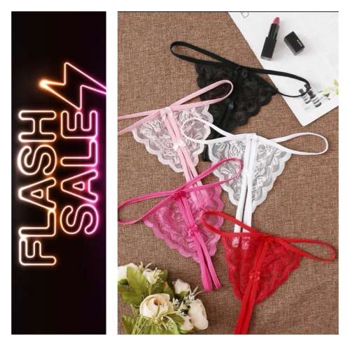 **New Stock Unpacked : 5 pack stunning lace thongs**