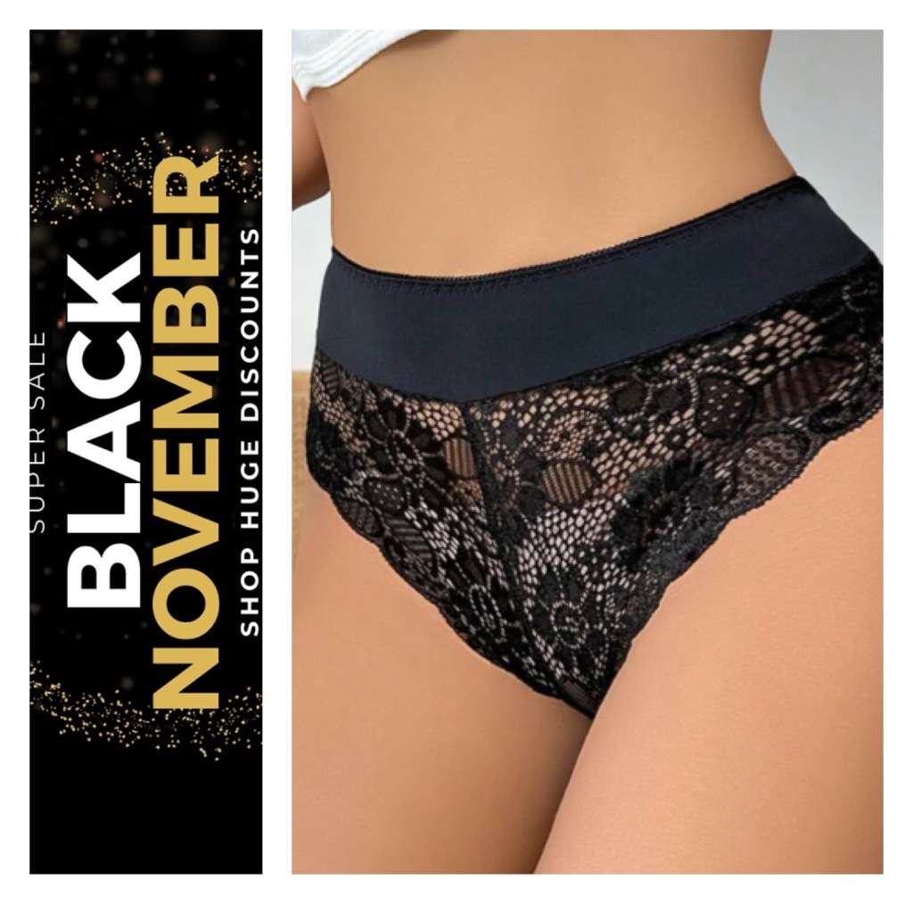 **Black Friday Clearance : 80% off Comfortable floral lace panty**