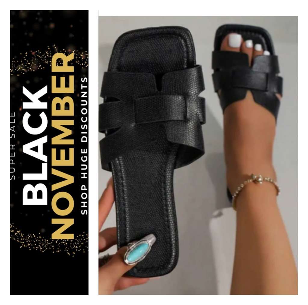 **Black November Clearance : 70% off Stunning leather Sandals**