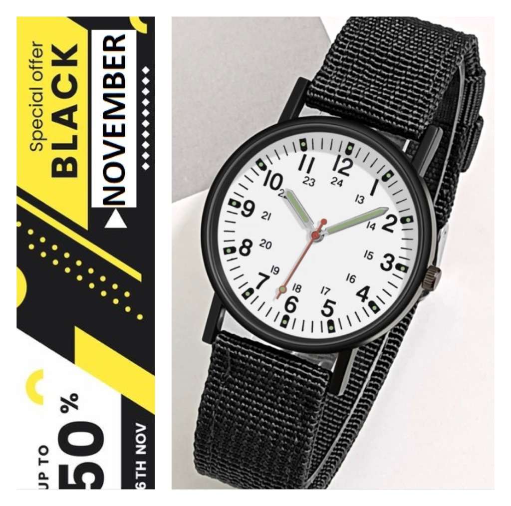 **Black November Sale : 60% off Elegant Mens watch**