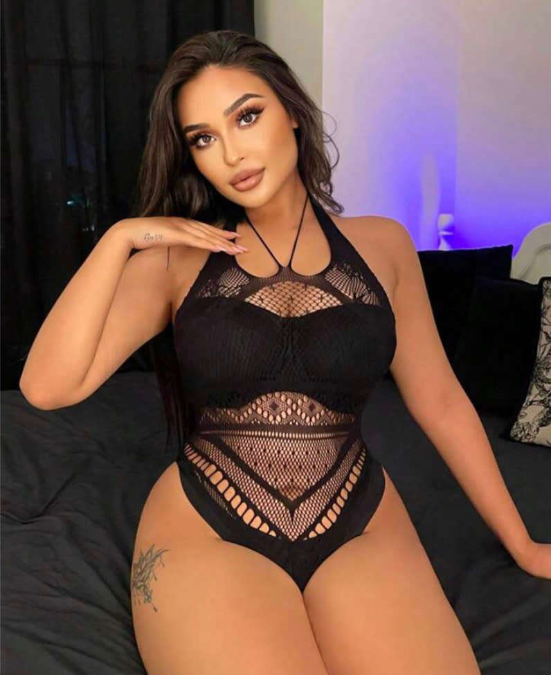 **Black Friday : 90% off Stunning hollow out mesh bodysuit**