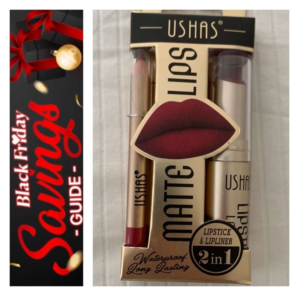 **Black Friday Sale : R50 Deals : 2 in 1 Lipstick duo with matching liner **