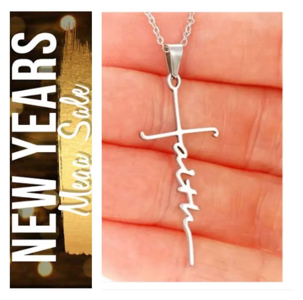 **January Sale : 60% off Faith necklaces**