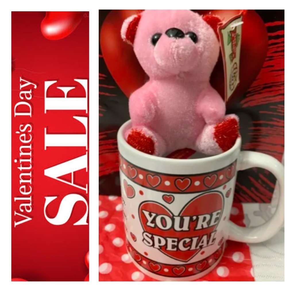 **Valentines Sale : Gorgeous Double sided printed Coffee Mug and Teddy Gift combo**