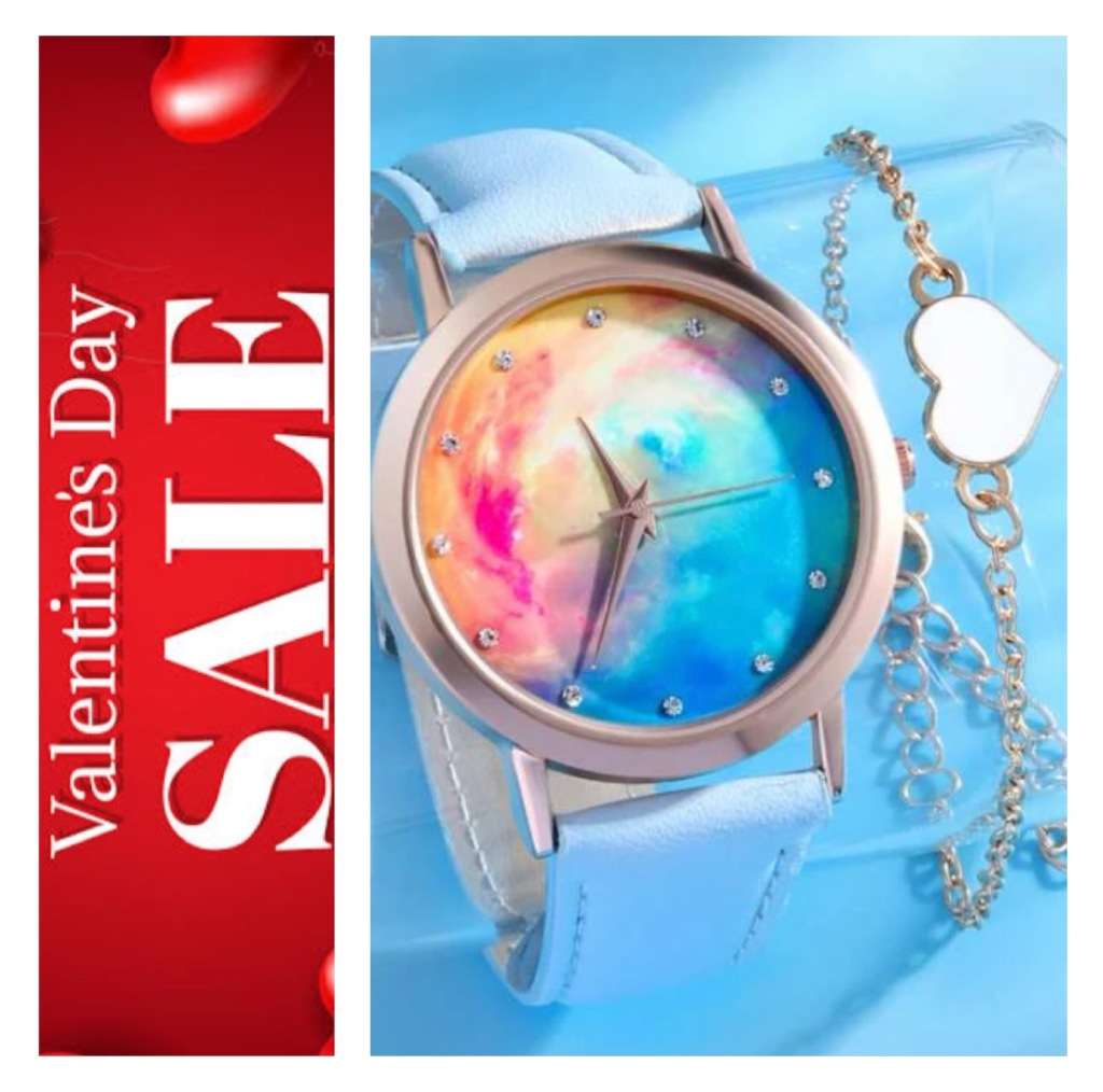 **New Valentines Stock: Stunning Watch and bracelet set  **