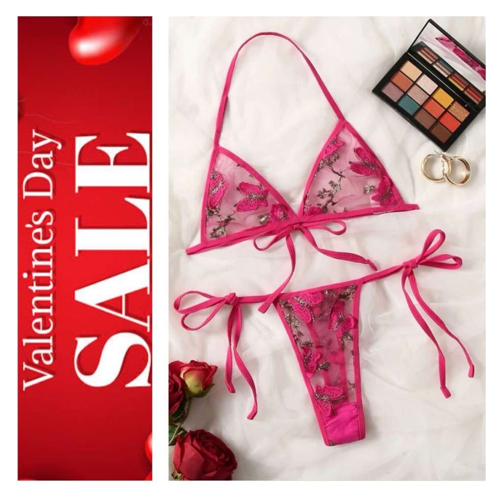 **New Valentines Day Stock arrived : Gorgeous 2 piece Lingerie set**