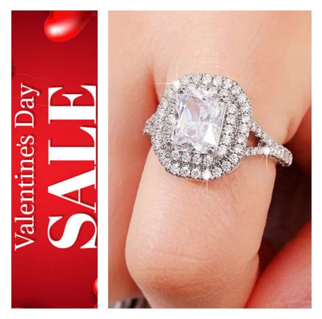**Valentines Day New Stock unpacked : Gorgeous Limited Edition Cubic Zirconia Ring **