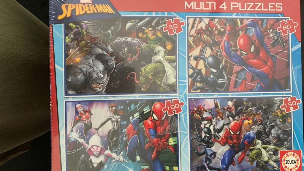 **Stunning Educa 4 in 1 Spiderman Puzzle**