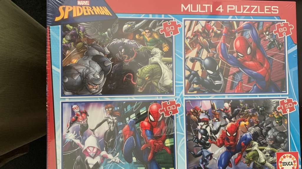 **Stunning Educa 4 in 1 Spiderman Puzzle**