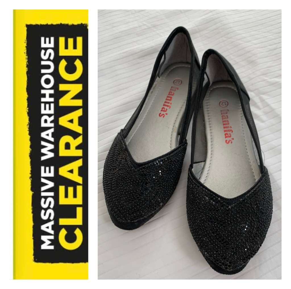 **Warehouse Clearance: 80% off Soft and pumps**