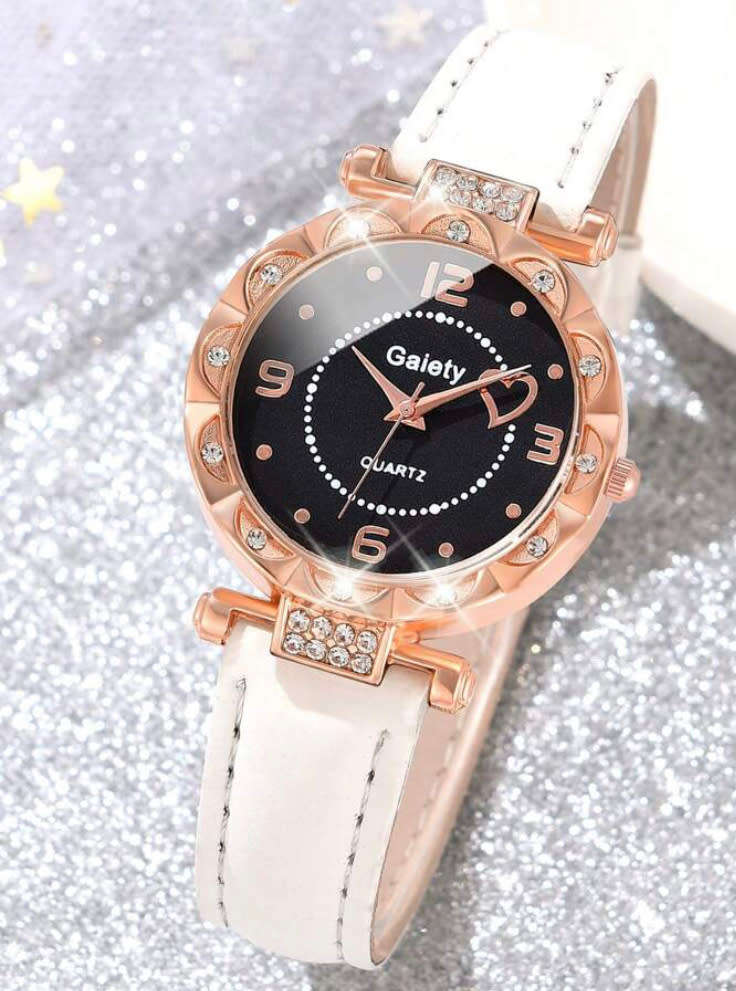 **Gorgeous 5 piece Watch, necklace, pendant, earrings and ring set **